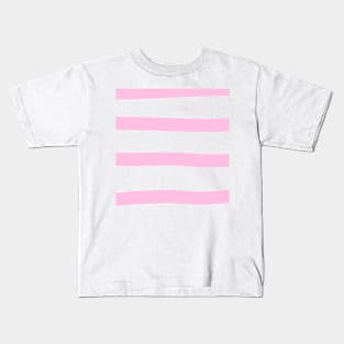 Pink stripes retro background Kids T-Shirt